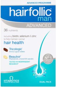 Hairfollic Man Advanced Capsules, 60-Count